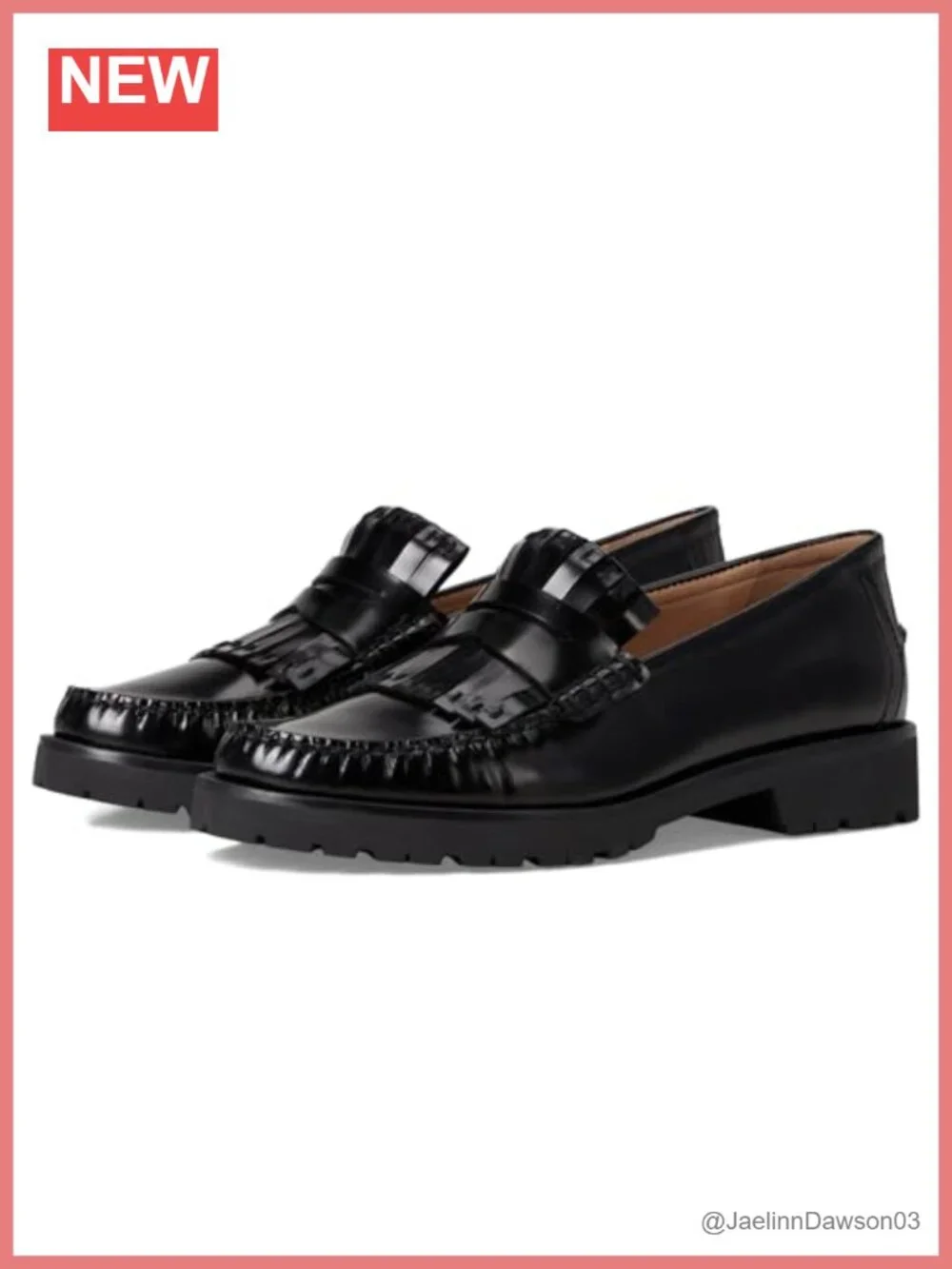 Cole Haan Leather Kiltie Loafers Cushioned Comfort Slip-On Flats